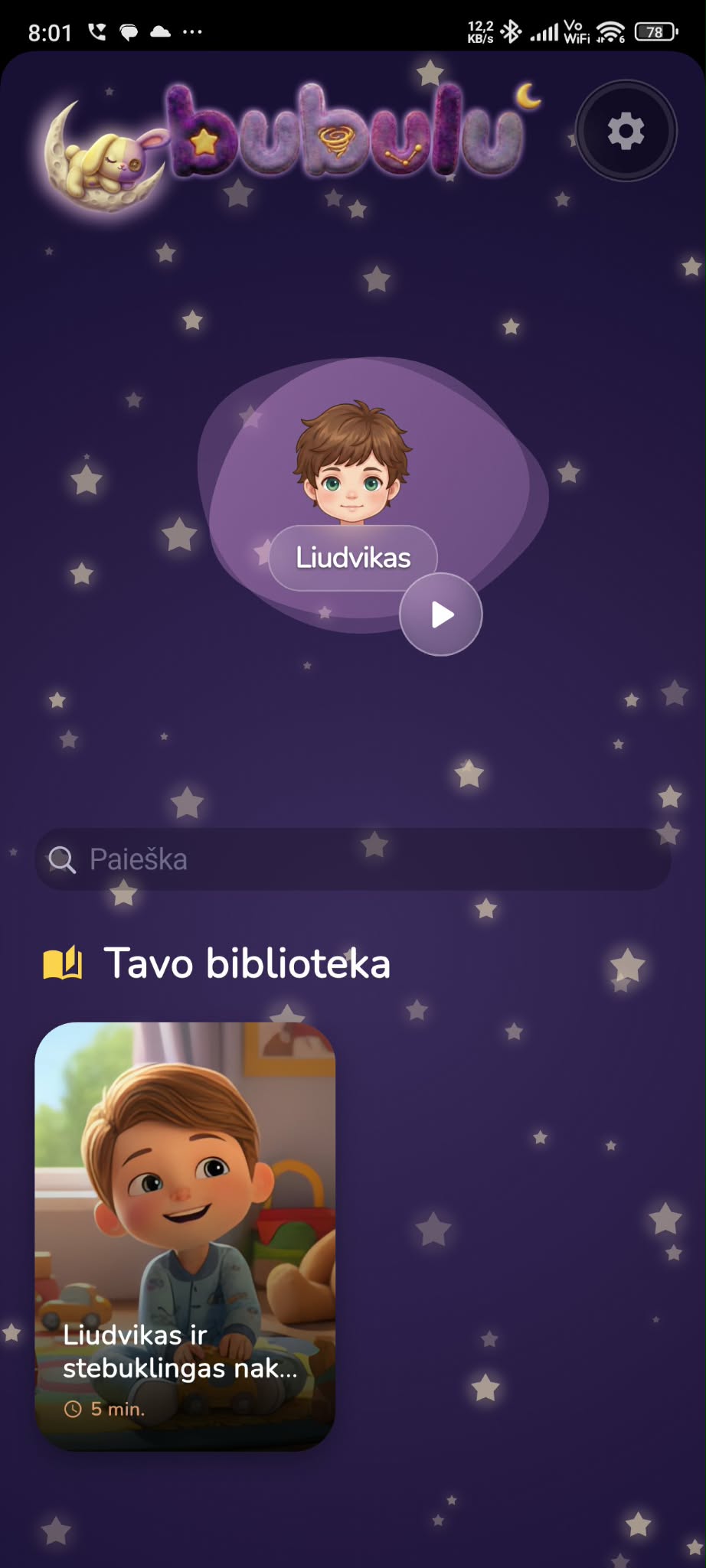 Bubulu App Interface